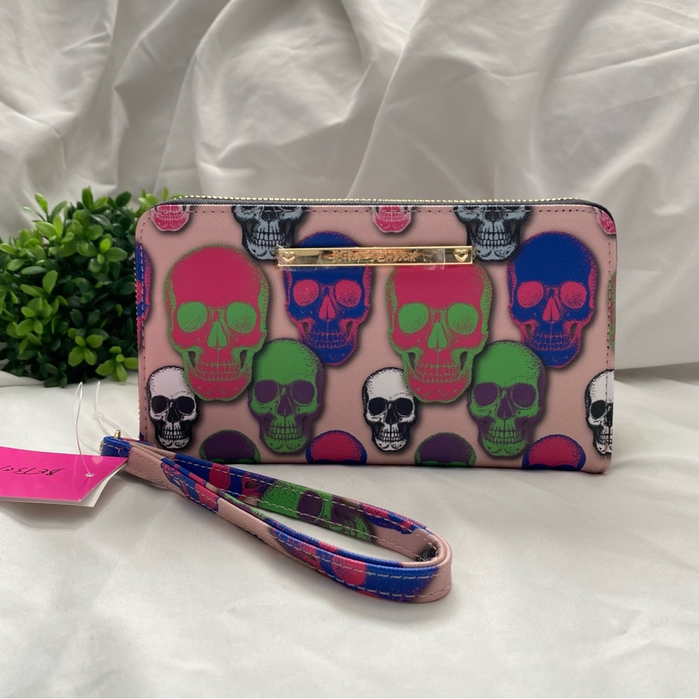 Betsey Johnson Skull Wallet
